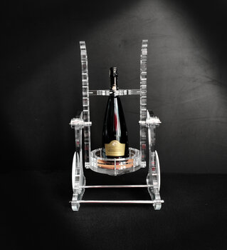 Versatore 2.0 in Plexiglass Design Linea Luxury Forty-Five° "Personalizzabile" con Cristalli Swarovski