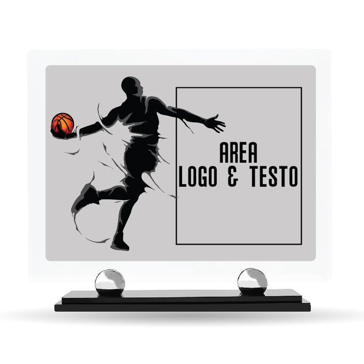 Trofeo Pallacanestro 15 Cm Con Targhetta Personalizzata | Premiazione MVP Basket - Foto 3