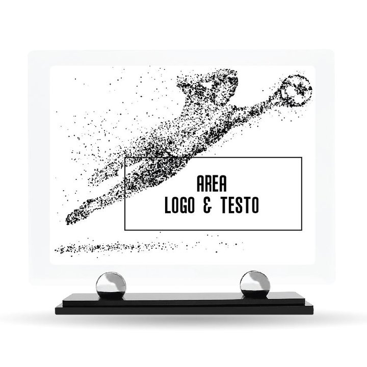 Targa Metallica Decorativa 28x12 Cm – Semplicemente Felice Calcio – Regalo Per Tifosi Leipzig
