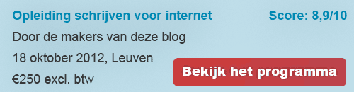 Opleiding schrijven voor internet