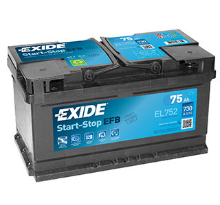 Аккумулятор exide el752 Аккумулятор exide el752