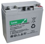 LUCAS 12V 18AH AGM CYCLIC BATTERY