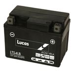 Lucas Motorcycle AGM / VRLA Battery LTS4LB (YB4L-B)