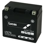 LUCAS 12V SEALED MOTORCYCLE BATTERY LTZ7S