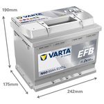 Varta N60 EFB Start Stop Car Battery 027EFB