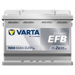 Varta N60 EFB Start Stop Car Battery 027EFB