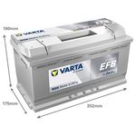 Varta N95 EFB Start Stop Car Battery 019EFB