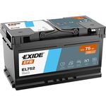EXIDE Start Stop EFB Car Battery EL752 110EFB 