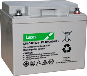 LUCAS 12V 42AH AGM CYCLIC BATTERY