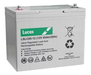 LUCAS 12V 85AH AGM CYCLIC BATTERY