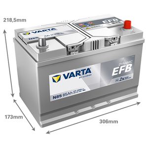 Varta N85 EFB Start Stop Car Battery 335EFB