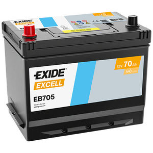 Exide 031SE Excell Car Battery EB705 