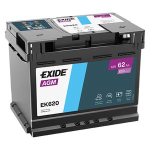 Exide EK620 027AGM Replaces AUDI OEM Part 000 915 105 CB 