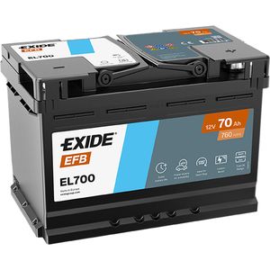 EXIDE Start Stop EFB Car Battery EL700 096EFB 