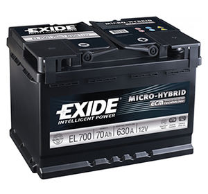 Exide Start Stop Car Battery EL700 (096)