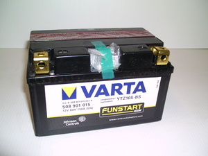 Аккумулятор varta ytz10s
