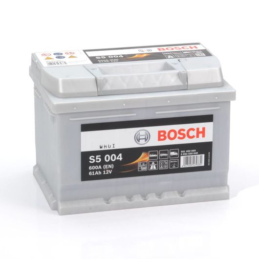 S5 004 Bosch Car Battery 12V 61Ah Type 075 S5004