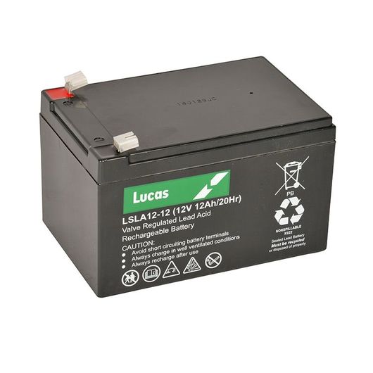 LUCAS 12V 12AH AGM STANDBY BATTERY