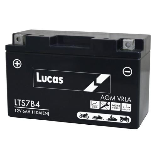 Lucas Motorcycle AGM / VRLA Battery LTS7B4 (YT7B-4)