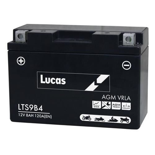 Lucas Motorcycle AGM / VRLA Battery LTS9B4 (YT9B-4)