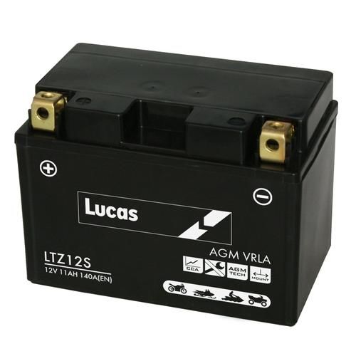 LUCAS 12V SEALED MOTORCYCLE BATTERY LTZ12S