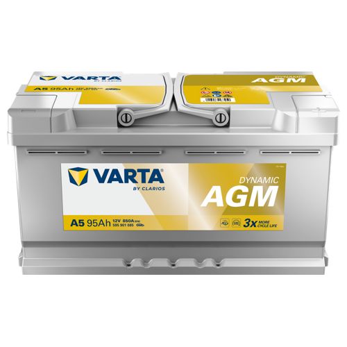 Varta A5 AGM Start Stop Car Battery 019AGM