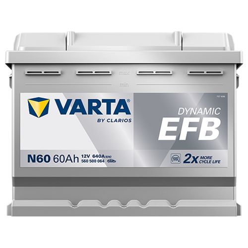Varta N60 EFB Start Stop Car Battery 027EFB