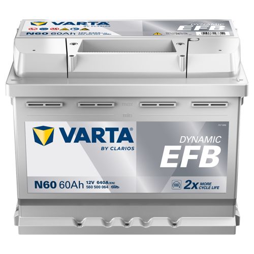 Varta N60 EFB Start Stop Car Battery 027EFB