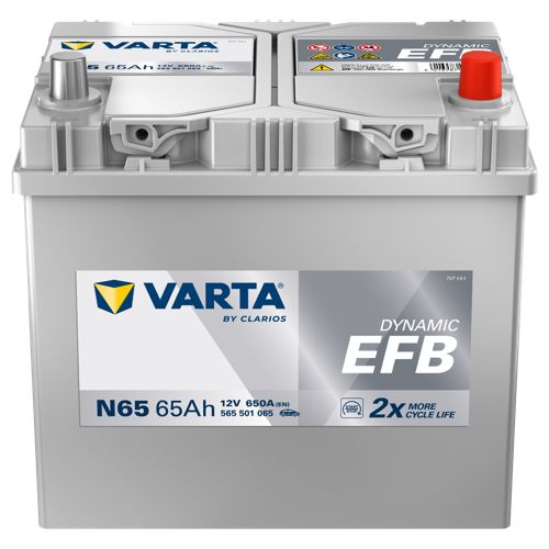 Varta N65 EFB Start Stop Car Battery 005EFB