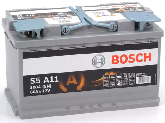 Bosch S5 A11 AGM Start Stop Car Battery 12V 80AH TYPE 115 S5A11