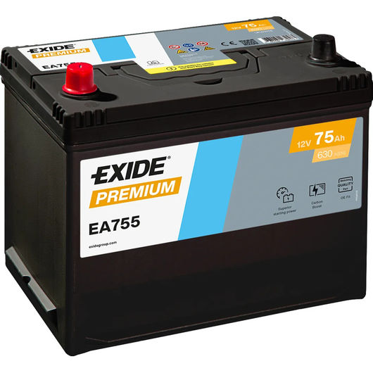 Exide 031TE Premium Car Battery EA755  