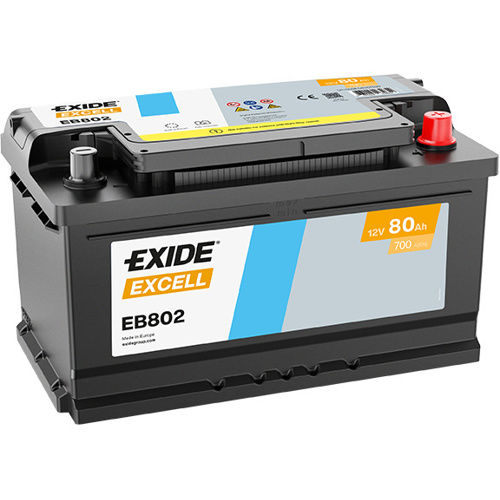 Exide 110SE Excell Car Battery EB802 