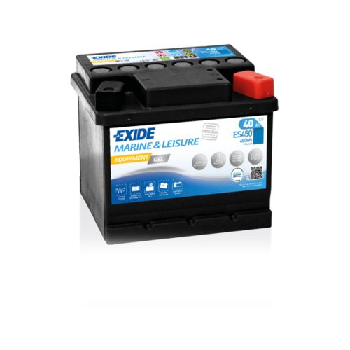 Exide Equipment Gel Battery Leisure and Marine ES450 40Ah