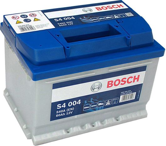 S4 004 Bosch Car Battery 12V 60Ah Type 075 S4004