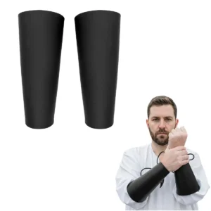 Medieval Leather Bracers ? Handcrafted Forearm Armour