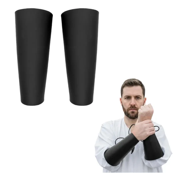 Medieval Leather Bracers ? Handcrafted Forearm Armour