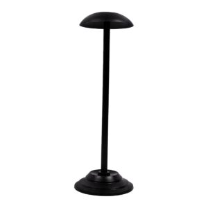 Solid Iron Helmet Stand - Matte Black Armour Display