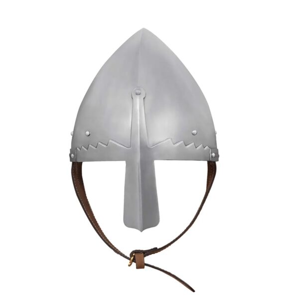 11th-Century Norman Nasal Helmet, 16-Gauge Mild Steel