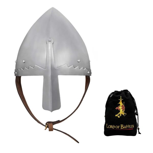 11th-Century Norman Nasal Helmet | 16-Gauge Mild Steel