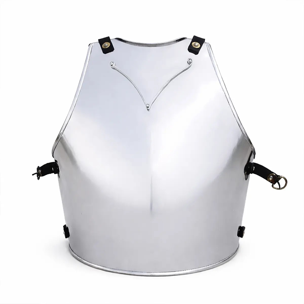 14th Century Churburg Globose Breastplate, 16-Gauge Steel