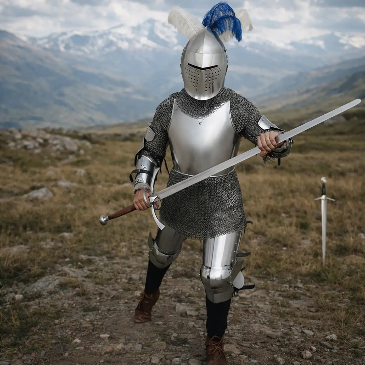 14th Century Churburg Globose Breastplate, 16-Gauge Steel