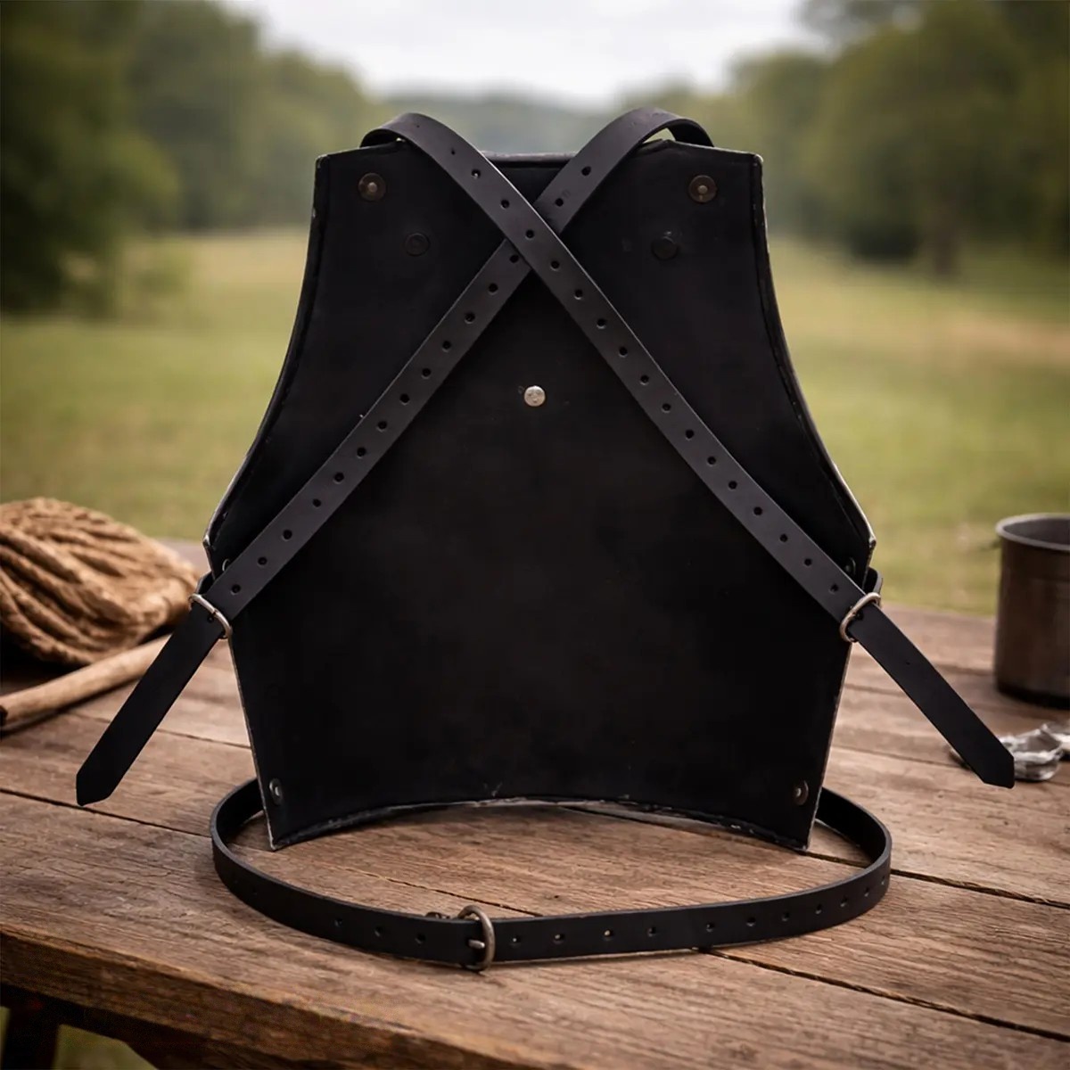 14th Century Churburg Globose Breastplate, 16-Gauge Steel