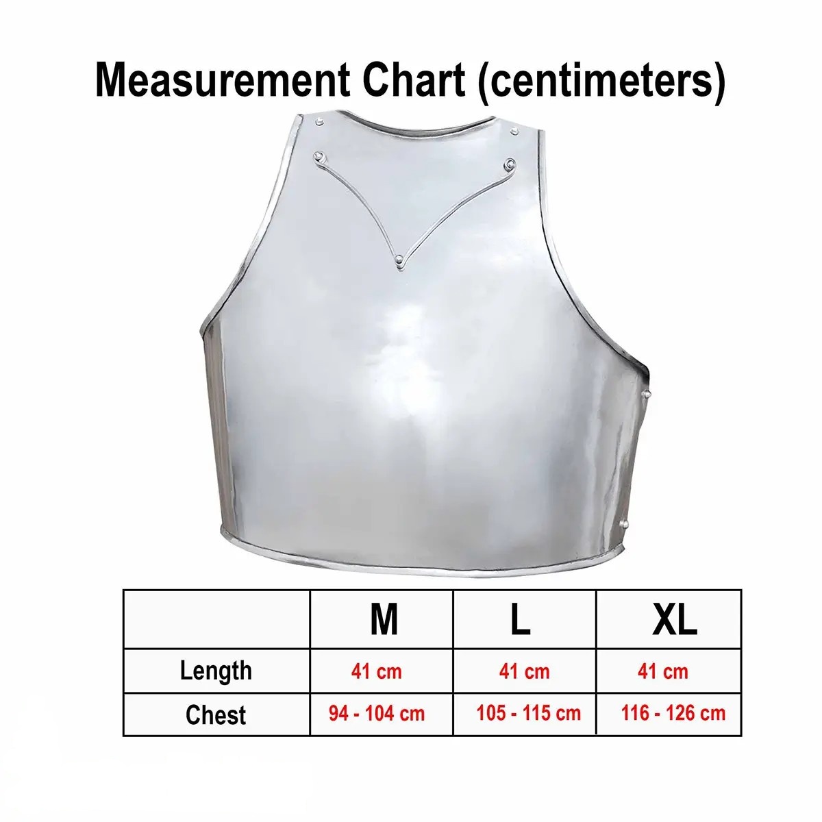 14th Century Churburg Globose Breastplate, 16-Gauge Steel