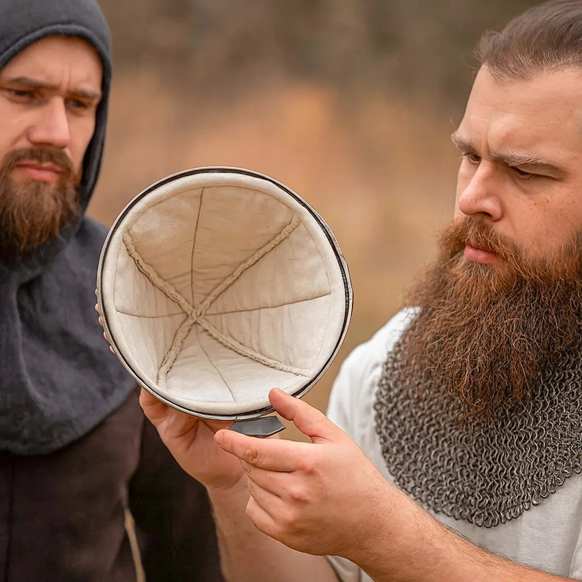 Quilted Cotton Medieval Arming Cap | Padded Helmet Liner - Image 5