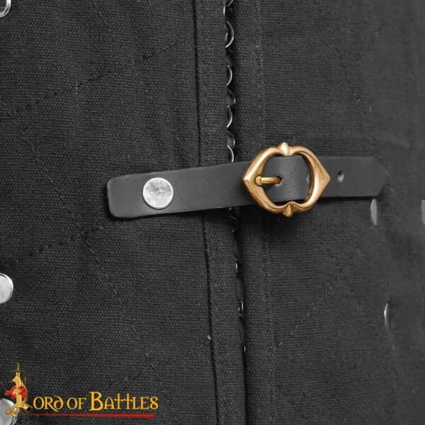 13th-Century Canvas Brigandine with Riveted Steel Plates