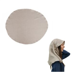Medieval Oval Linen Veil