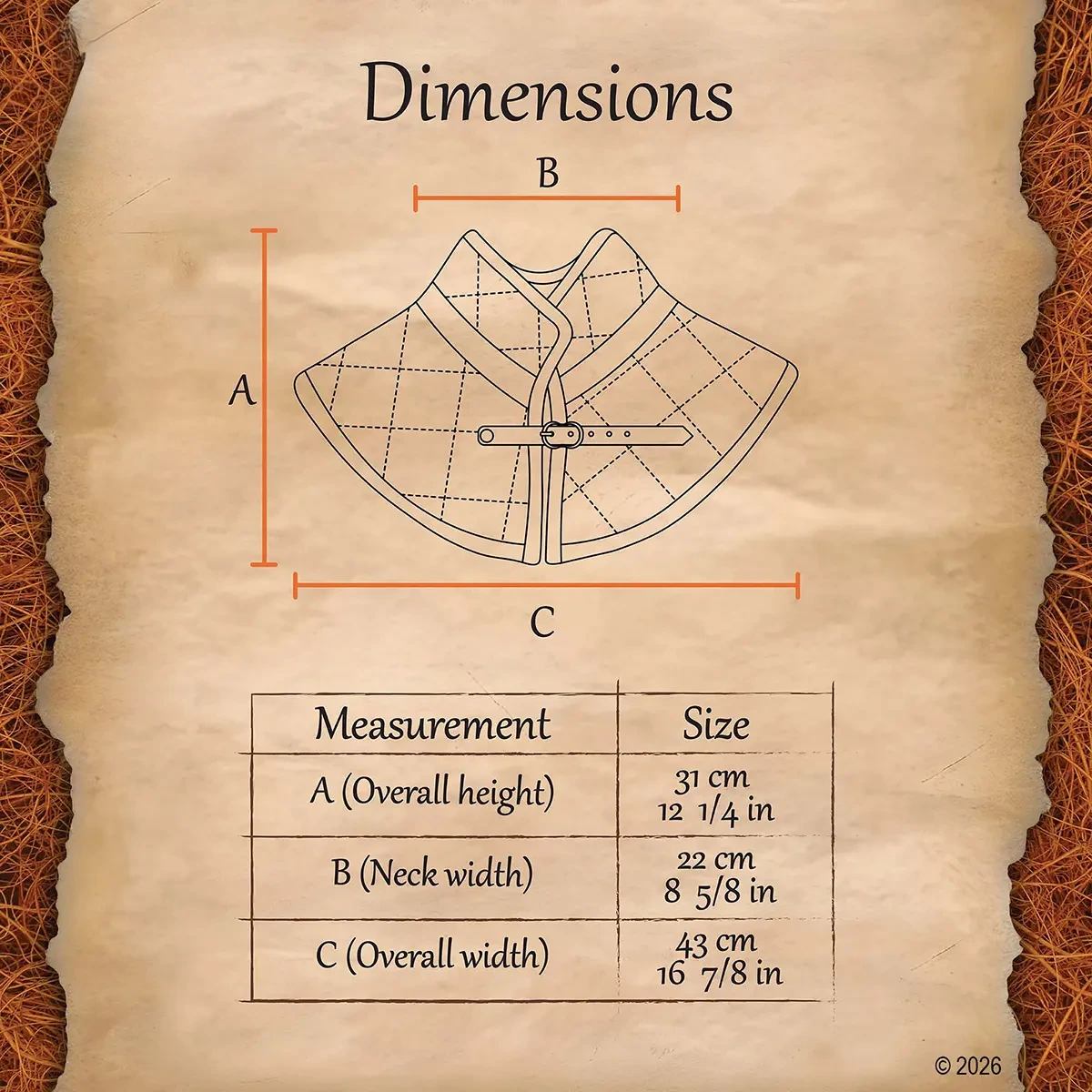 Medieval Quilted Canvas Padded Armour Collar - Image 10
