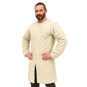 Medieval Cotton Canvas Two-Layer Full Sleeve Gambeson