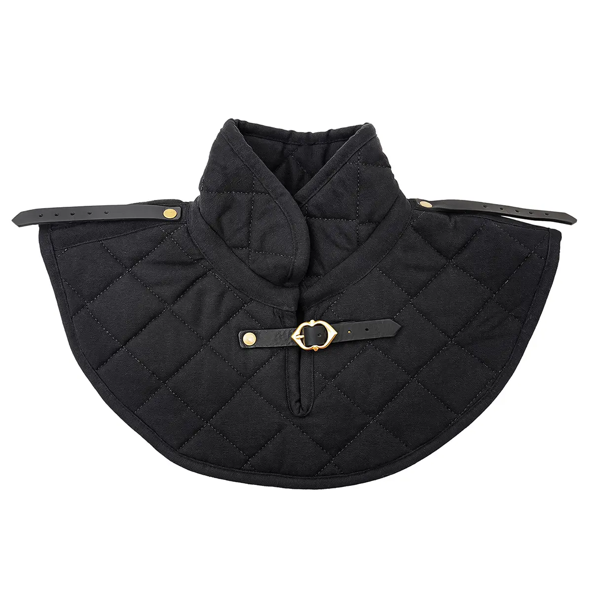 Medieval Quilted Cotton Canvas Arming Collar - Image 2