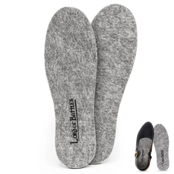 Natural Wool Felt Insoles for Boots and Shoes